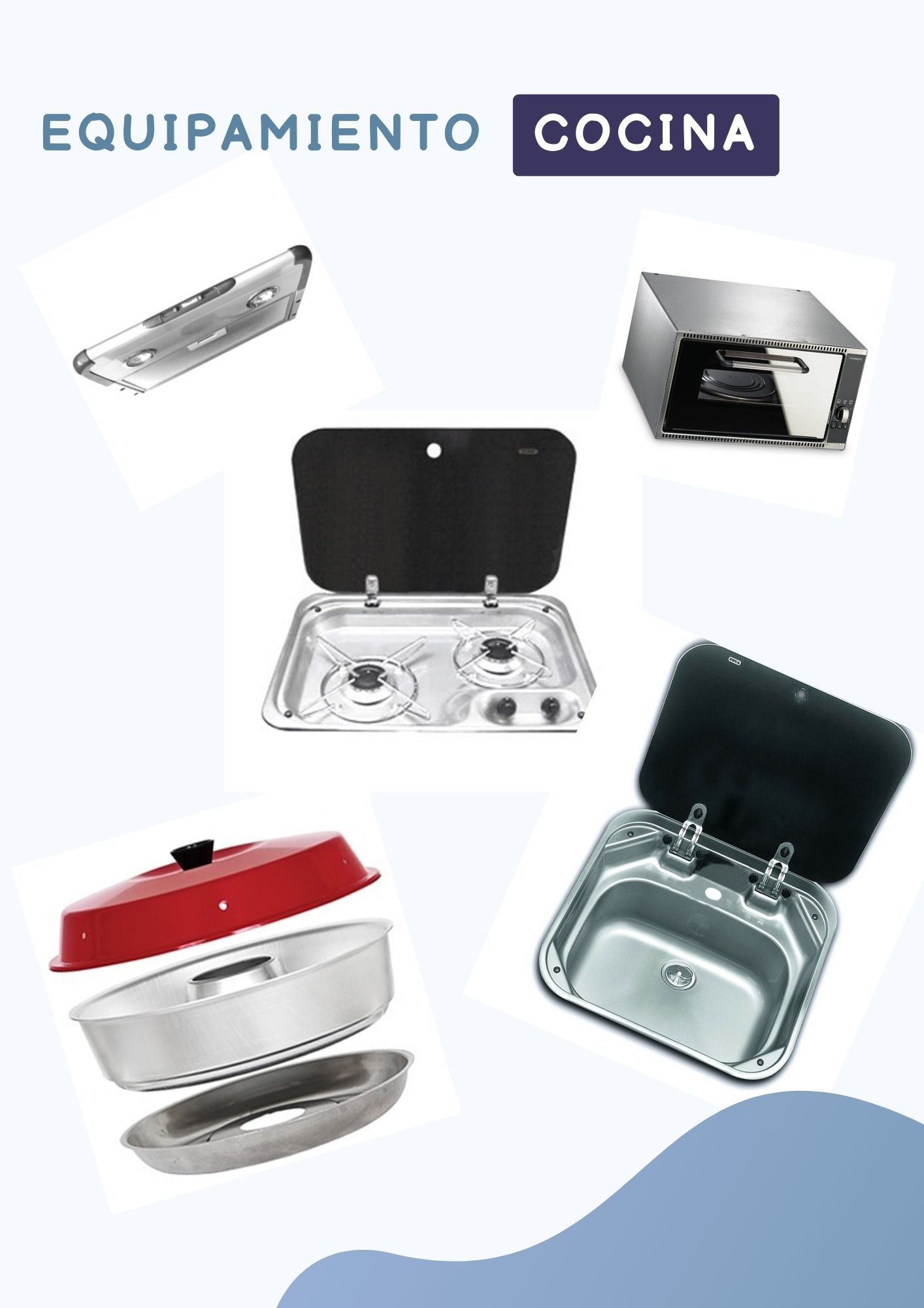 Fregadero de acero inoxidable modelo pequeño.